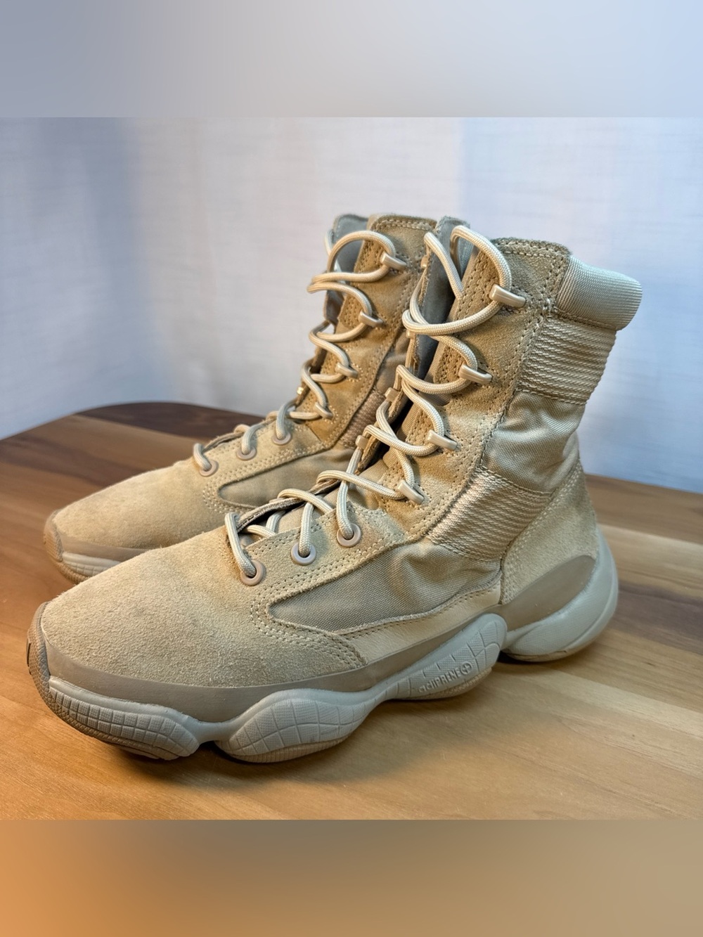 Adidas Yeezy 500 High Tactical Sand Boots Men’s Sz 11  IF7549 Beige Lace Up Lot